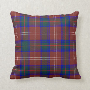 Plaid Throw Pillow Chisholm Hunting Modern Tartan