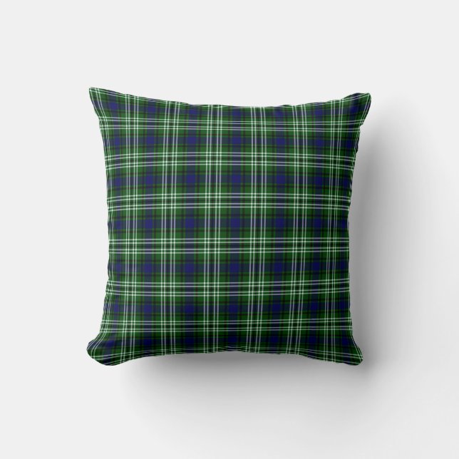 Plaid Throw Pillows Blackadder Tartan Pillow (Front)
