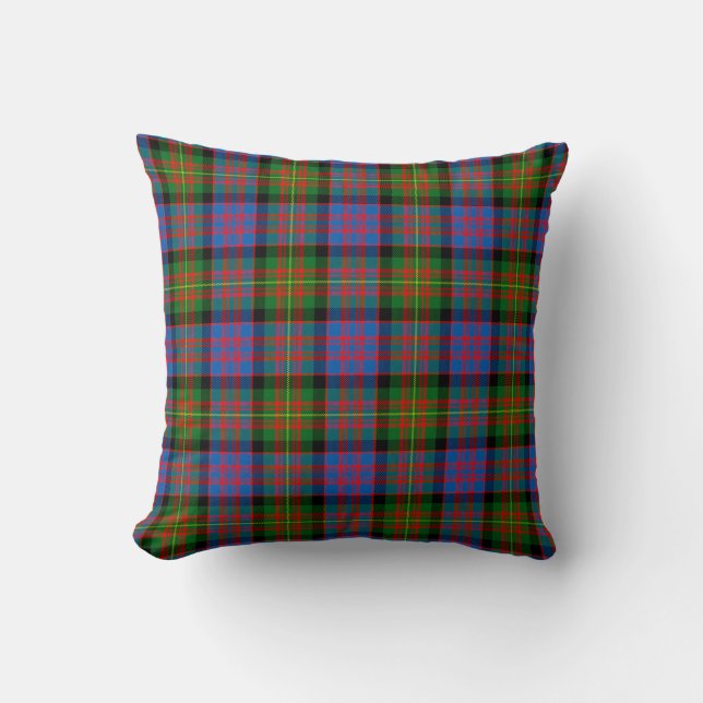 Plaid Throw Pillows Carnegie Ancient Tartan Pillow (Front)