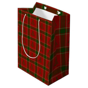 Plaid Tree Gift Bag