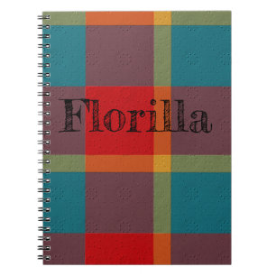 Plaid With Pattern Notebook