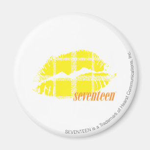 Plaid Yellow Magnet