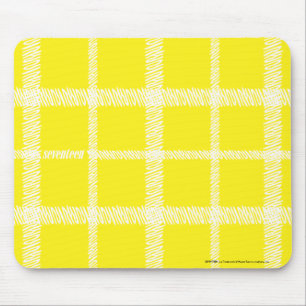 Plaid Yellow Mouse Pad