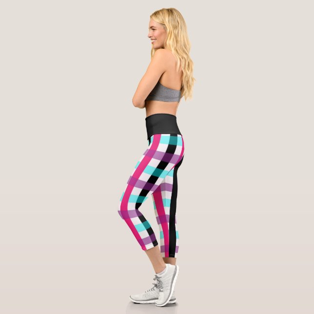 Plaidicakes Capri Leggings (Left)