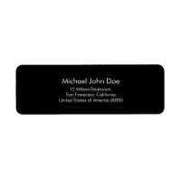 Plain and Simple Label