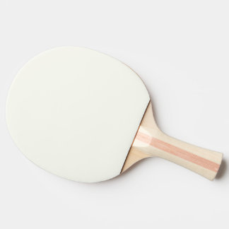 Plain Arctic Milk White colour Ping Pong Paddle