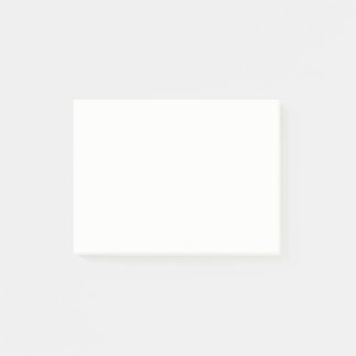 Plain Arctic Milk White colour Post-it Notes