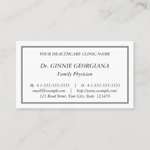 Plain, Basic Business Card