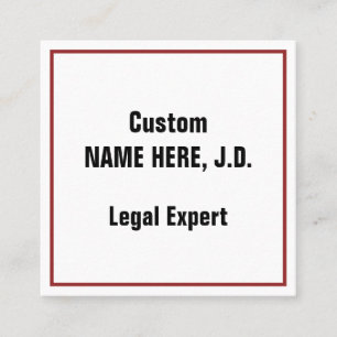 Plain, Basic, Professional Business Card