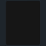 Plain Black 8.5" x 11" Gloss Blank Wedding Program<br><div class="desc">These blank wedding programs can serve two purposes. You can order samples to preview Zazzle's paper quality before making a large order. Or you can use them as a base for your own crafts and creations. This black program is printed on semi-gloss paper, 8.5" x 11" in portrait vertical orientation....</div>
