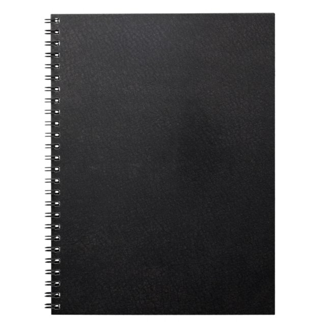 plain black, cheapest black, best selling black th notebook (Front)