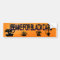Plain Black Kitty Halloween Bumper Sticker