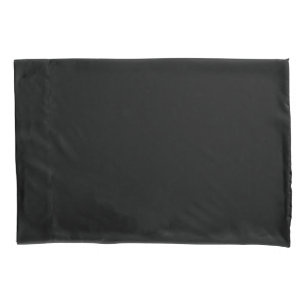 Plain Black Pillowcase