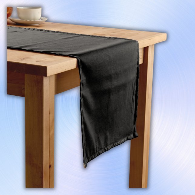 Plain Black | Short Table Runner (Creator Uploaded)