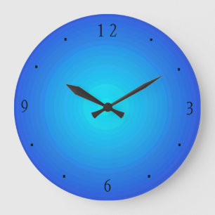 Plain Blue/Aqua > Kitchen Clocks