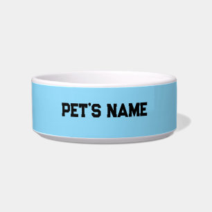 Plain blue bowl