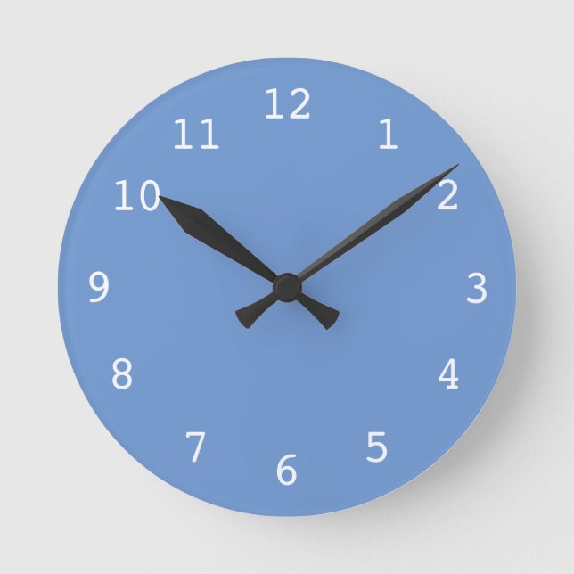 Plain blue clock (Front)