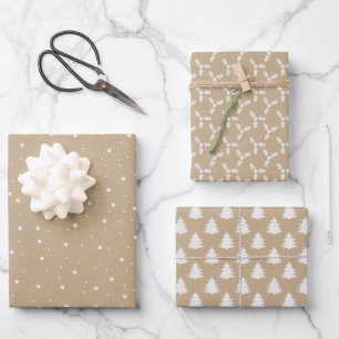 Plain Brown Paper With Christmas Designs