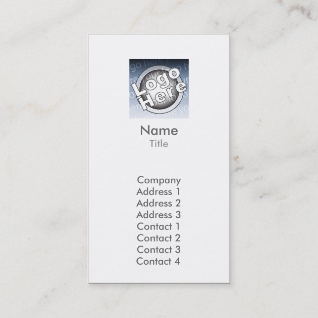 Plain  - Business Card (Front)