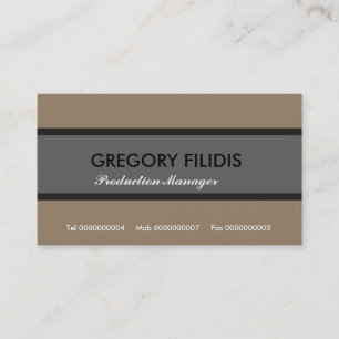 Plain Business Cards