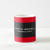 Plain Clean Red Grey Stripe