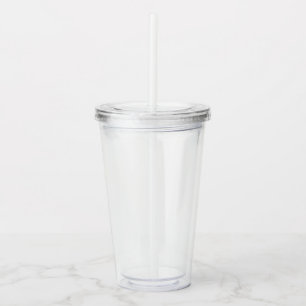 Plain Clear Acrylic Tumbler