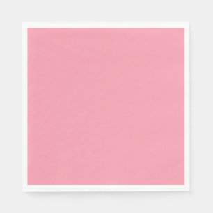 Plain color flamingo soft pink napkin