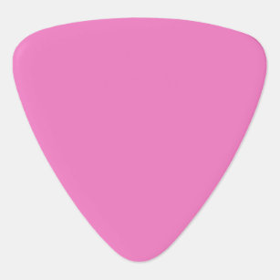 Plain color hydrangea pink guitar pick