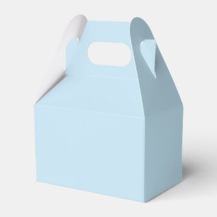 Plain color solid cloudy light blue favour box
