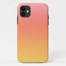 Plain colors - Yellow to Misty Pink ombre