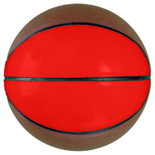 Plain colour bright red candy basketball