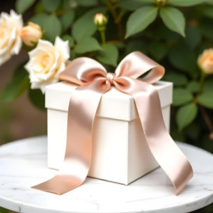 Plain Colour Elegant Skin Beige D2AFA1 Satin Ribbon