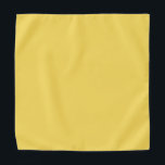 Plain colour jonquil yellow bandana<br><div class="desc">Plain colour jonquil yellow design.</div>