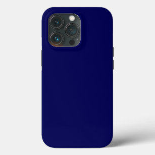 Plain colour midnight blue iPhone 13 pro case