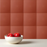 Plain colour rusty brown tile<br><div class="desc">Plain colour rusty brown design.</div>