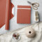 Plain colour rusty brown