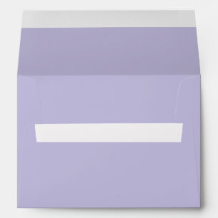 Plain colour solid heather pastel purple envelope