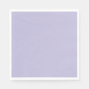 Plain colour solid heather pastel purple napkin