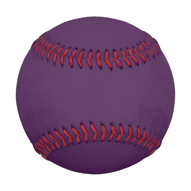 Plain colour solid midnight dark purple baseball (Front)