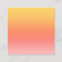 Plain colours - Yellow to Misty Pink ombre