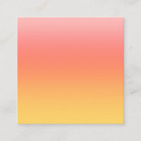 Plain colours - Yellow to Misty Pink ombre