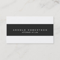 Plain Creative Trendy Professional Business Card
