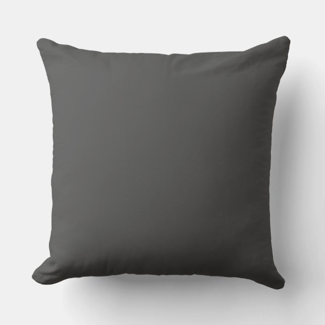 plain dark grey cushion (Front)