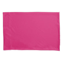 Plain Dark Pink Pillowcases