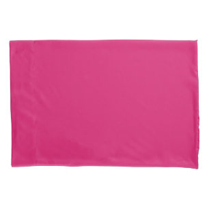 Plain Dark Pink Pillowcases