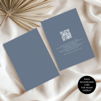 Plain Dusty Blue Background for Vellum Overlay