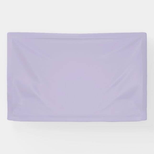 Plain dusty lavender solid color banner (Horizontal)