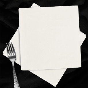 Plain Ecru Blank Luncheon Wedding Paper Napkin