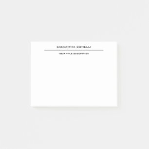 Plain Elegant Attractive Minimalist Post-it Notes