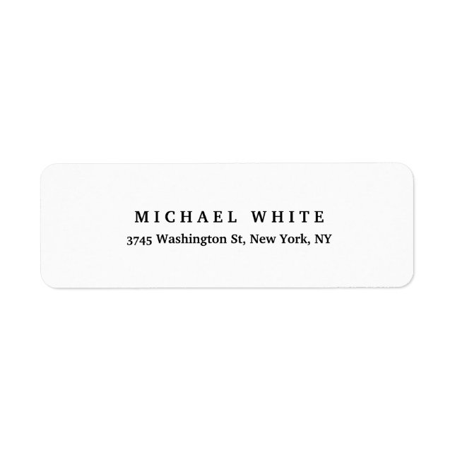 Plain Elegant Classical Minimalist Simple (Front)